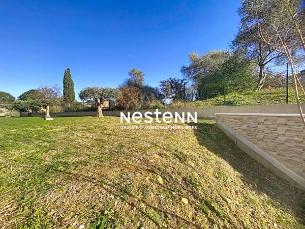 3P- 63M2- SUD - VALLAURIS - BOX FERME- TERRASSE 24M2 - PARKING - PISCINE