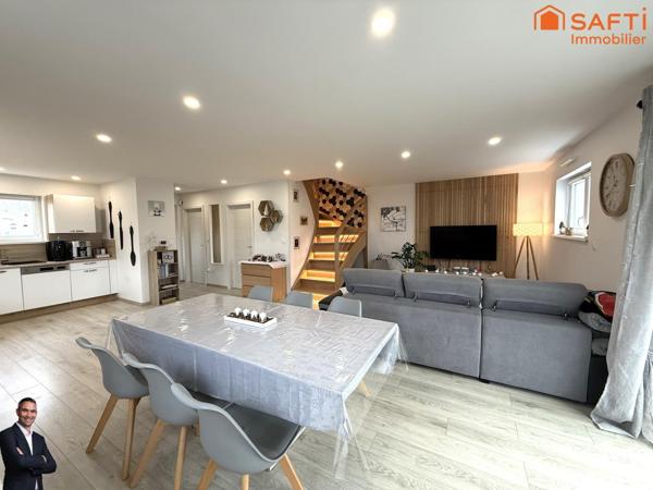 Superbe maison de 4 pièces sur 5,92 ares de terrain !