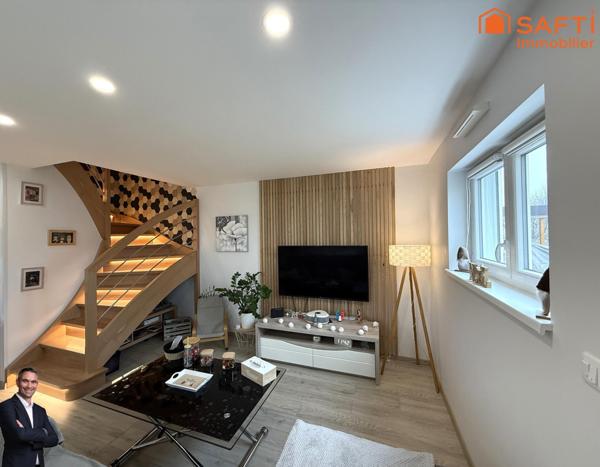 Superbe maison de 4 pièces sur 5,92 ares de terrain !