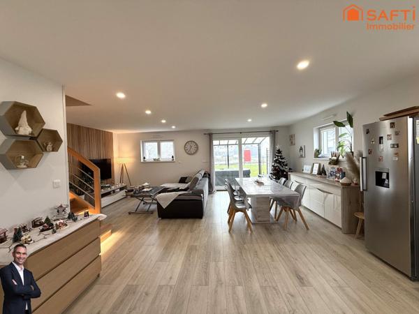 Superbe maison de 4 pièces sur 5,92 ares de terrain !