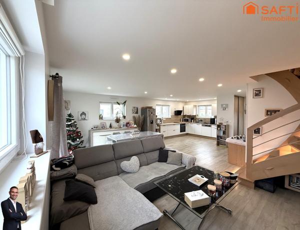 Superbe maison de 4 pièces sur 5,92 ares de terrain !