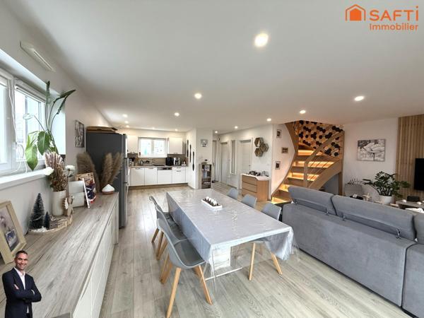 Superbe maison de 4 pièces sur 5,92 ares de terrain !