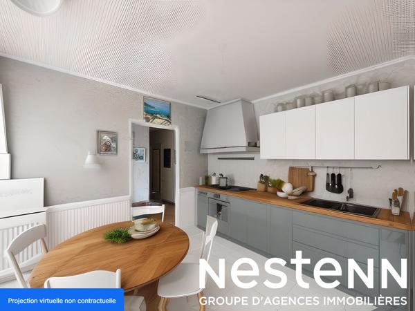 A vendre :  Maison de plain pied avec veranda et joli jardin proche CRECHES SUR SAONE