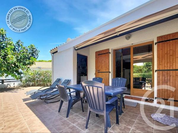 Maison à vendre  3 pièces - 31,11 m 2   LE BARCARES  - 66