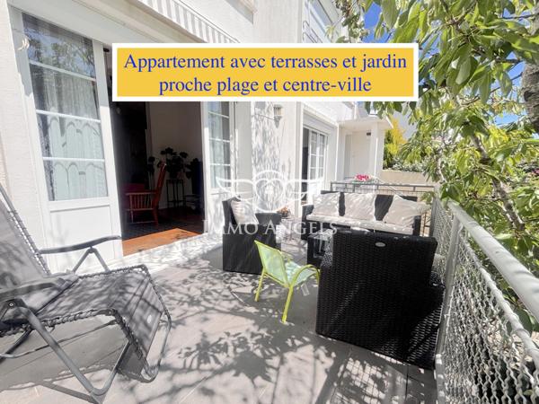 Appartement 3 pièces avec jardin proche centre et mer