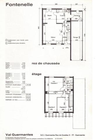 Maison Conches Sur Gondoire 5 pièce(s) 98 m2