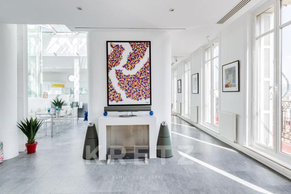 Loft d'architecte en dernier étage