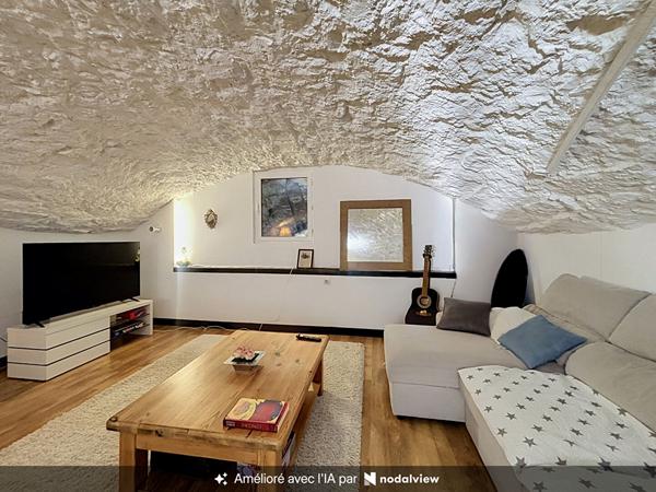Appartement 3 pièces 98 m²  Charme troglodyte en hyper centre d'Aix-les-Bains