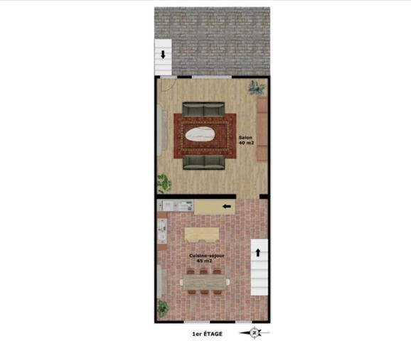 Maison médiévale de caractère – 248 m² habitables avec jardin clos au cœur du quartier Saint-Jacques