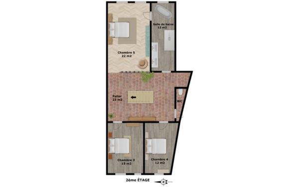 Maison médiévale de caractère – 248 m² habitables avec jardin clos au cœur du quartier Saint-Jacques