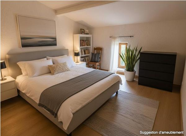 Villa individuelle 3/4p 80m2 Piscine 1230m2 Jardin