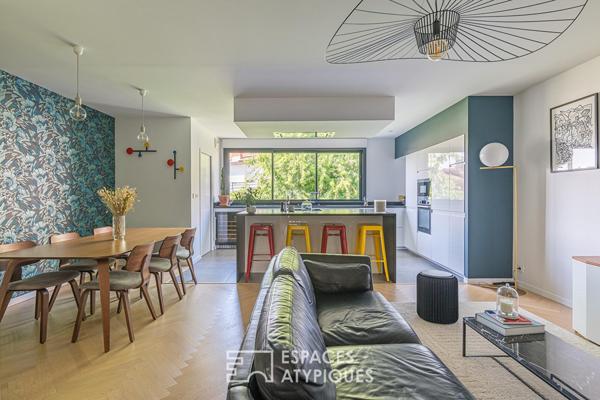 L’appartement comme une maison avec terrasse