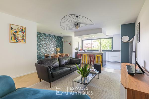 L’appartement comme une maison avec terrasse