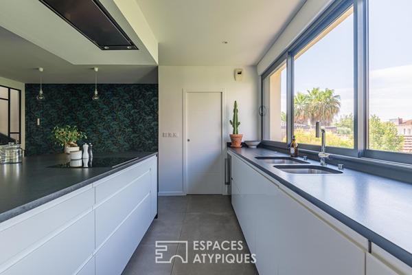 L’appartement comme une maison avec terrasse