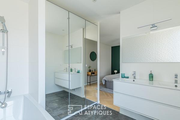 L’appartement comme une maison avec terrasse