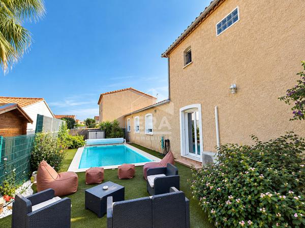 A VENDRE - SAINT CYPRIEN VILLAGE - MAISON - 4 CHAMBRES - JARDIN - PISCINE