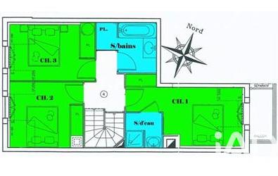 Appartement à vendre 4 pièces 79 m² Bailly-Romainvilliers