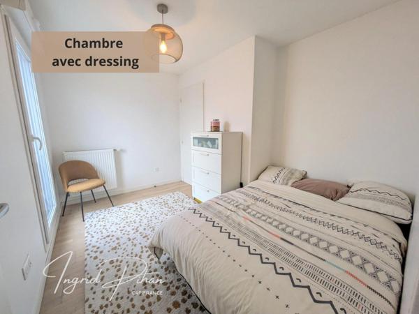 Appartement T3 : 71m2 + Terrasse de 58m2 et 2 PARKINGS - Coeur de Ville - BEZONS (95)