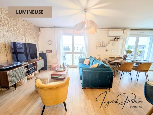 Appartement T3 : 71m2 + Terrasse de 58m2 et 2 PARKINGS - Coeur de Ville - BEZONS (95)