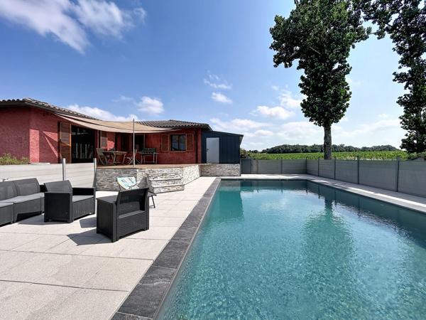 Villa 5 pièces – 125 m² sur 2 500 m² avec piscine – Castelnau-d'Estrétefonds
