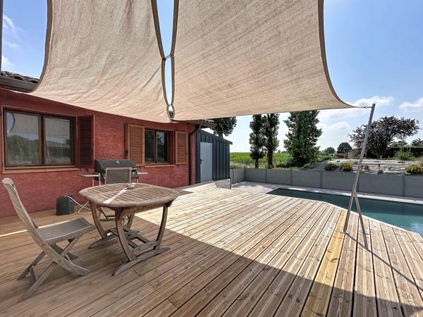 Villa 5 pièces – 125 m² sur 2 500 m² avec piscine – Castelnau-d'Estrétefonds
