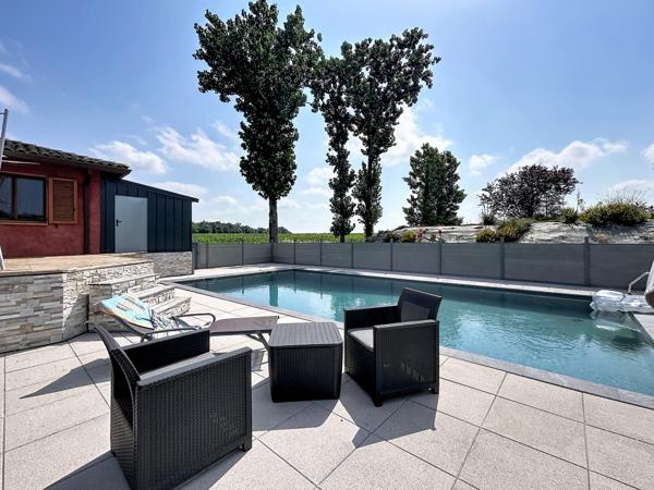 Villa 5 pièces – 125 m² sur 2 500 m² avec piscine – Castelnau-d'Estrétefonds