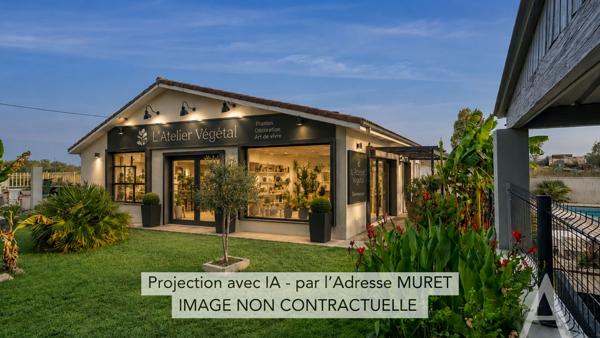 Bâtiment divisée en 2 PARTIES - HANGAR et LOGEMENT DE FONCTION Lherm