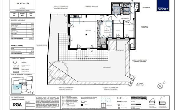 Appartement à vendre    4 pièces • 48,83 m2 Sarzeau