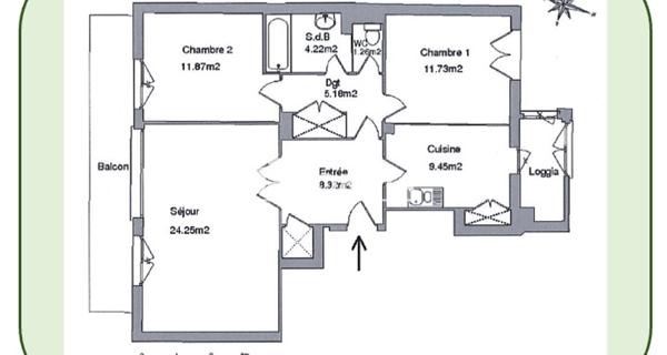 À vendre Appartement 3 pièces 76 m² - Annecy 74000