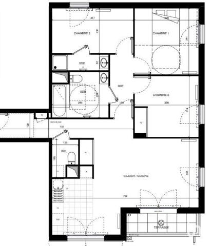 Appartement à vendre 4 pièces 82 m² Fontenay-aux-Roses