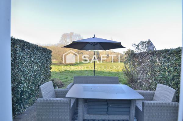 Maison exposée sud avec jardin