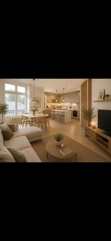 Appartement vue mer, à 100 m de la plage et la mer