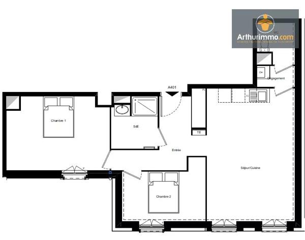 Vente Appartement 3 pièces 68 m2 à Compiègne