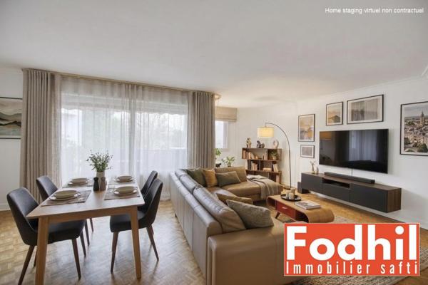 Châtenay-Malabry- Appartement Familial 4 pièces de 115 m² avec 3 chambres, un parking et une cave.