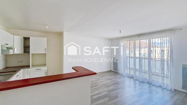 F3 de 64 M2, BALCON 2 CHAMBRES, PARKING