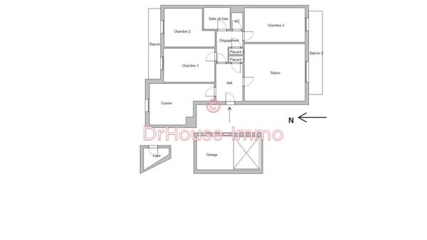 Appartement à vendre 4 pièces de 84 m²