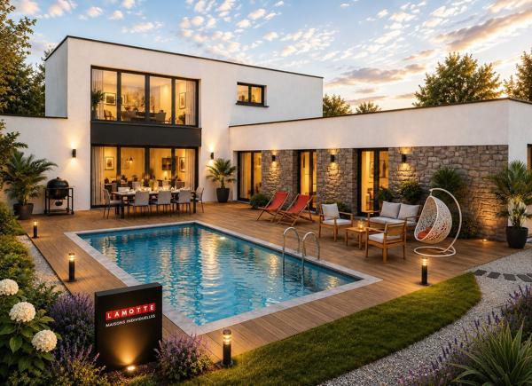 Terrain + Maison à vendre 6 pièces - 180 m²