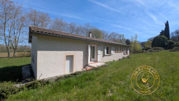 Gaillac-Toulza (31550) Gaillac-Toulza, Maison T4 de plain-pied au cœur de la nature – Secteur Cintegabelle / Caujac (5 132 m² de terr