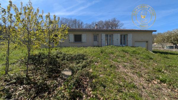 Gaillac-Toulza (31550) Gaillac-Toulza, Maison T4 de plain-pied au cœur de la nature – Secteur Cintegabelle / Caujac (5 132 m² de terr