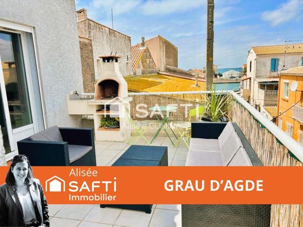 LE GRAU D'AGDE - À 100M DE LA PLAGE