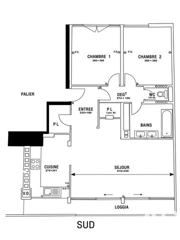 Appartement à vendre 3 pièces 71,23 m² Vaucresson