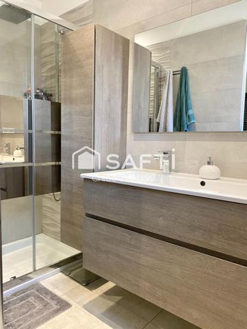 Villa contemporaine piscine, chambre de plain pied