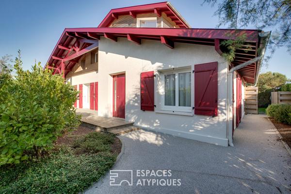 Maison landaise familiale en bord de mer plage La Centrale
