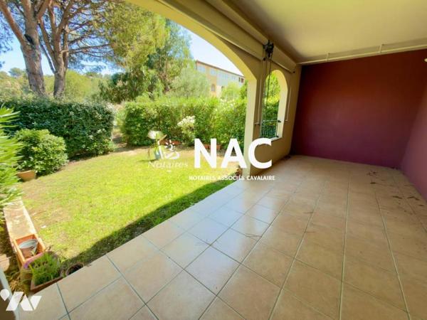 Les Lavandiers à Cavalaire : T3 au rez-de-jardin avec garage et cave