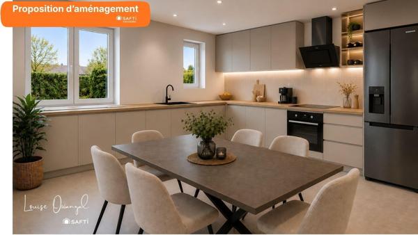 Appartement brut à fort potentiel - Créez votre T4 !