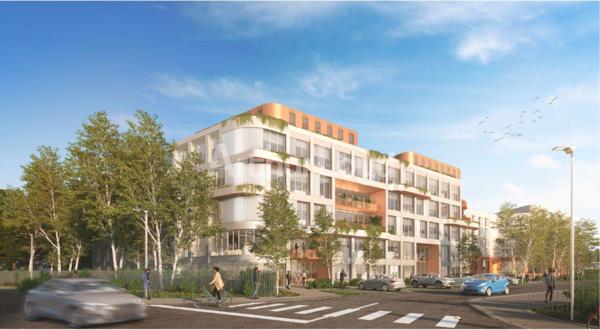 Bureaux neufs à louer à Villeneuve-d'Ascq avec parkings et services