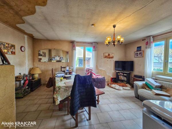 A VENDRE - Maison individuelle de plain-pied, sur un terrain de 704m² - 78,3m² habitables - T4, 3 chambres - Jardin - Garage - FLORENSAC (34)