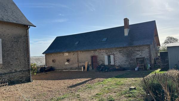 Maison en campagne , Segre en anjou bleu