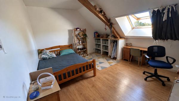 Maison en campagne , Segre en anjou bleu