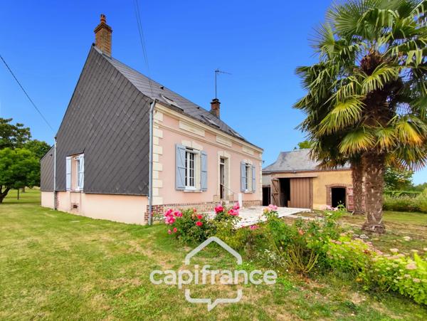 Maison à vendre 4 pièces BESSE SUR BRAYE (72) - terrain 1930 m² -